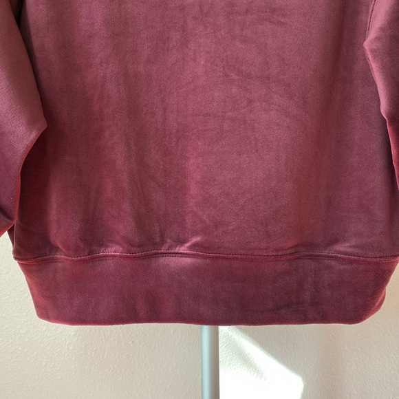 Express Women's Deep Burgundy Oversized Jacket - Picture 6 of 9